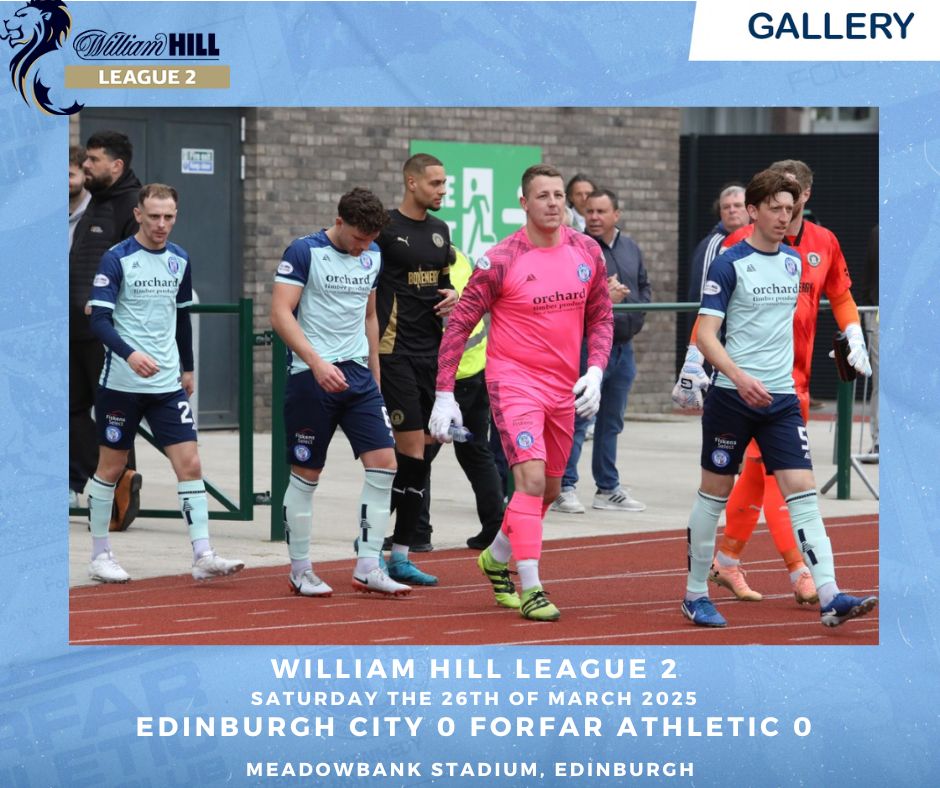 2025 02 08 Forfar Athletic 0 Edinburgh City 1