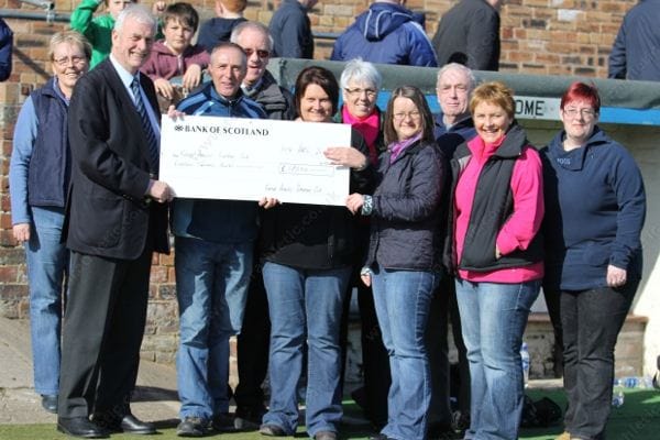 Supporters Club Cheque Presentation to Neill Wilson Supporters Club Cheque Presentation to Neill Wilson
