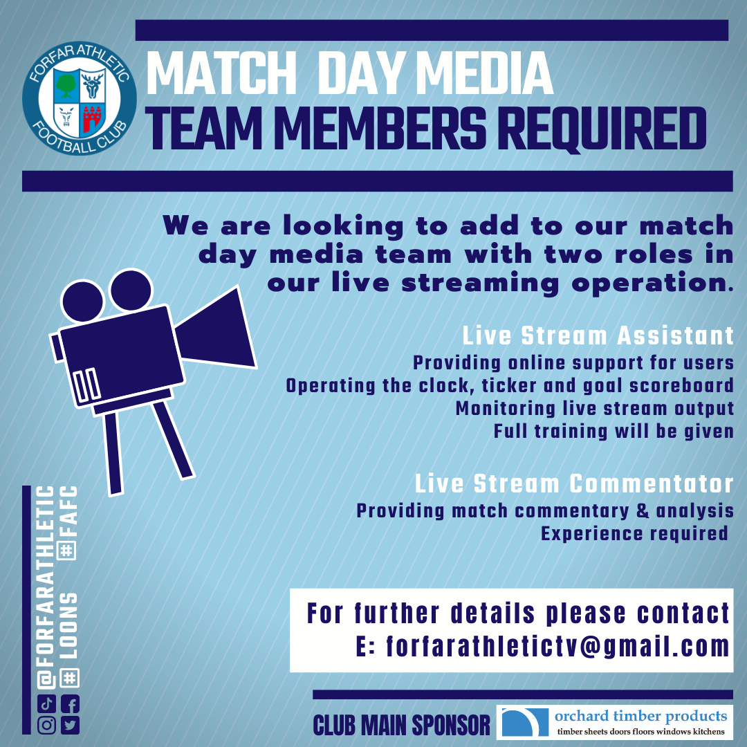 Live stream help wanted